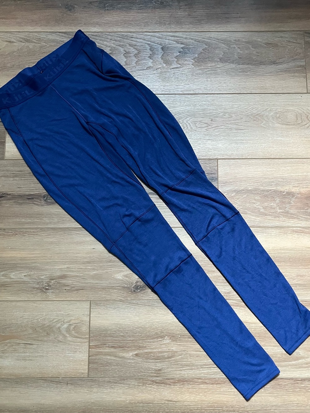 Kuhl 6245 akkomplice royal blue pull on leggings base layer pants Small